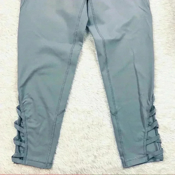 Victoria Sport Knockout Gray Thick Band Athletic Supportive Ankle Legging Size S - Picture 4 of 13